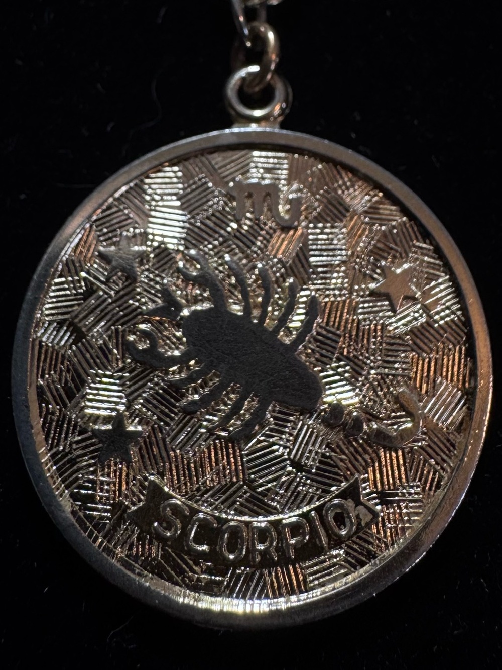 Vintage Sarah Coventry Scorpio Zodiac Pendant Necklace